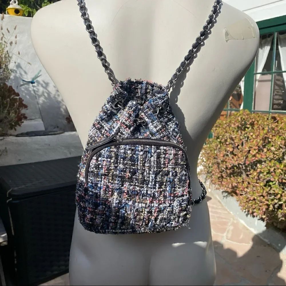 Zara Tweed Zara Mini Backpack - Picture 5 of 8